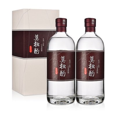 酒厂直营 莫独酌酒 42度 浓香型白酒500ml 光瓶白酒粮食酒水(500ml*2)百年堡定白酒